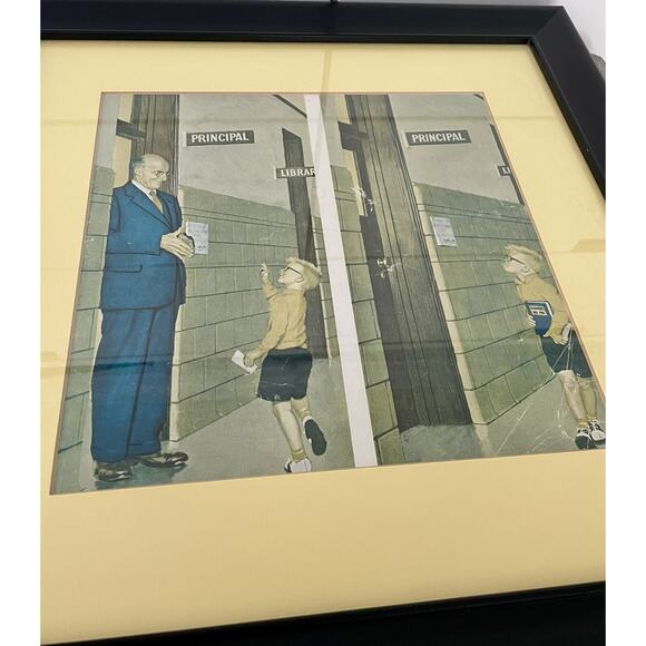 Saturday Evening Post Print - February 7 1959 The Principal - Sargent, vintage - Picture 3 of 16